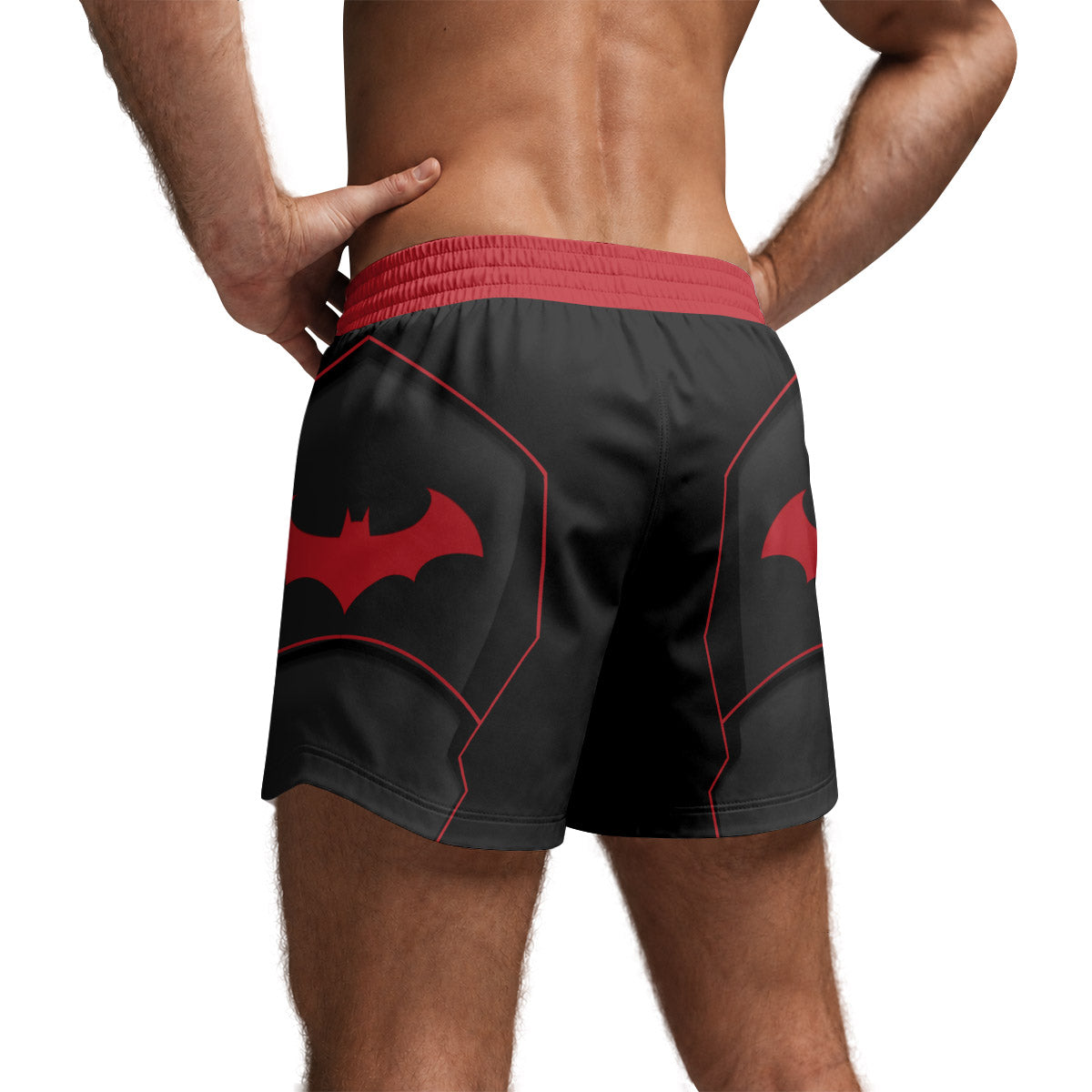 Batman Tactical Black Armor Grappling Shorts