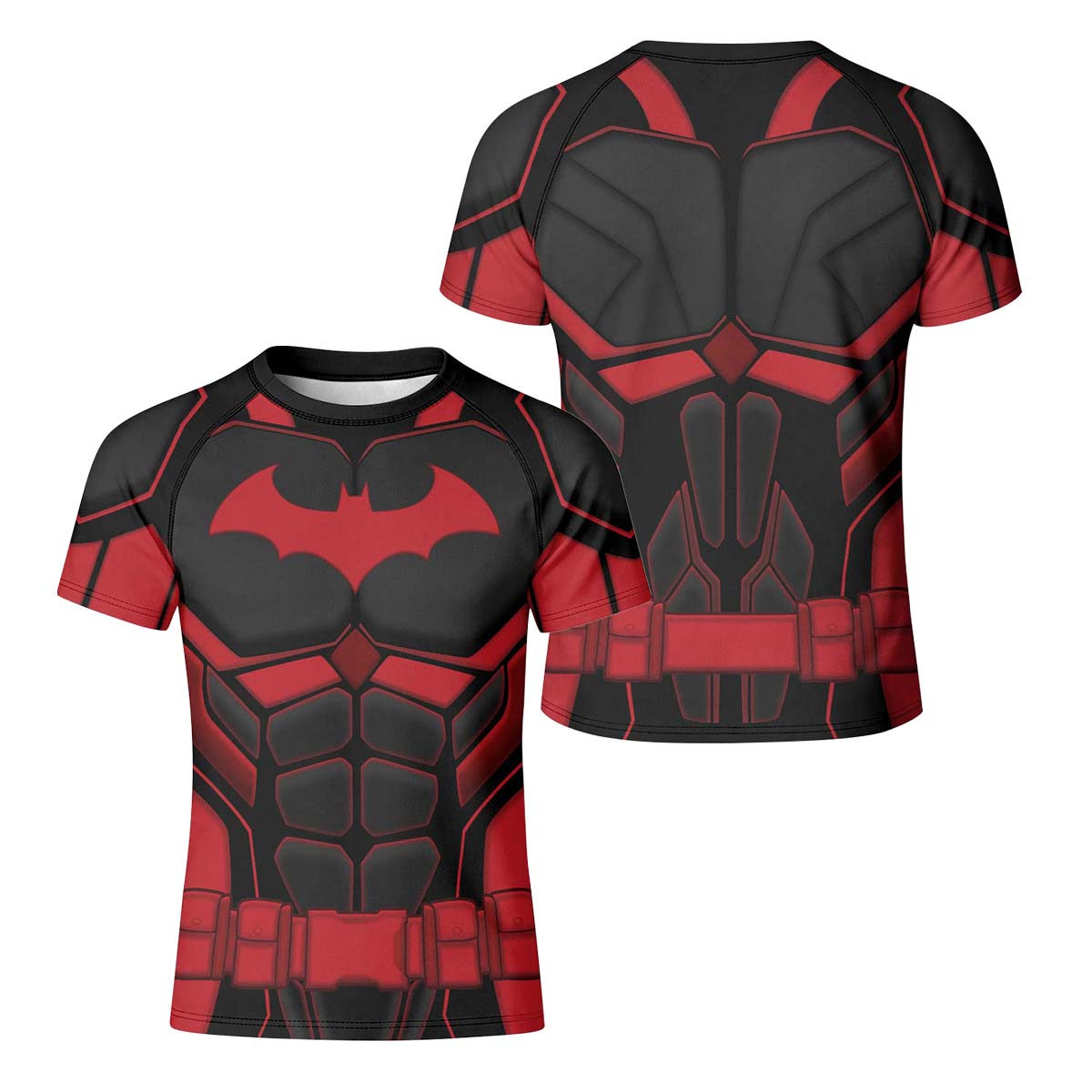 Batman Tactical Black Armor Kid Rash Guard