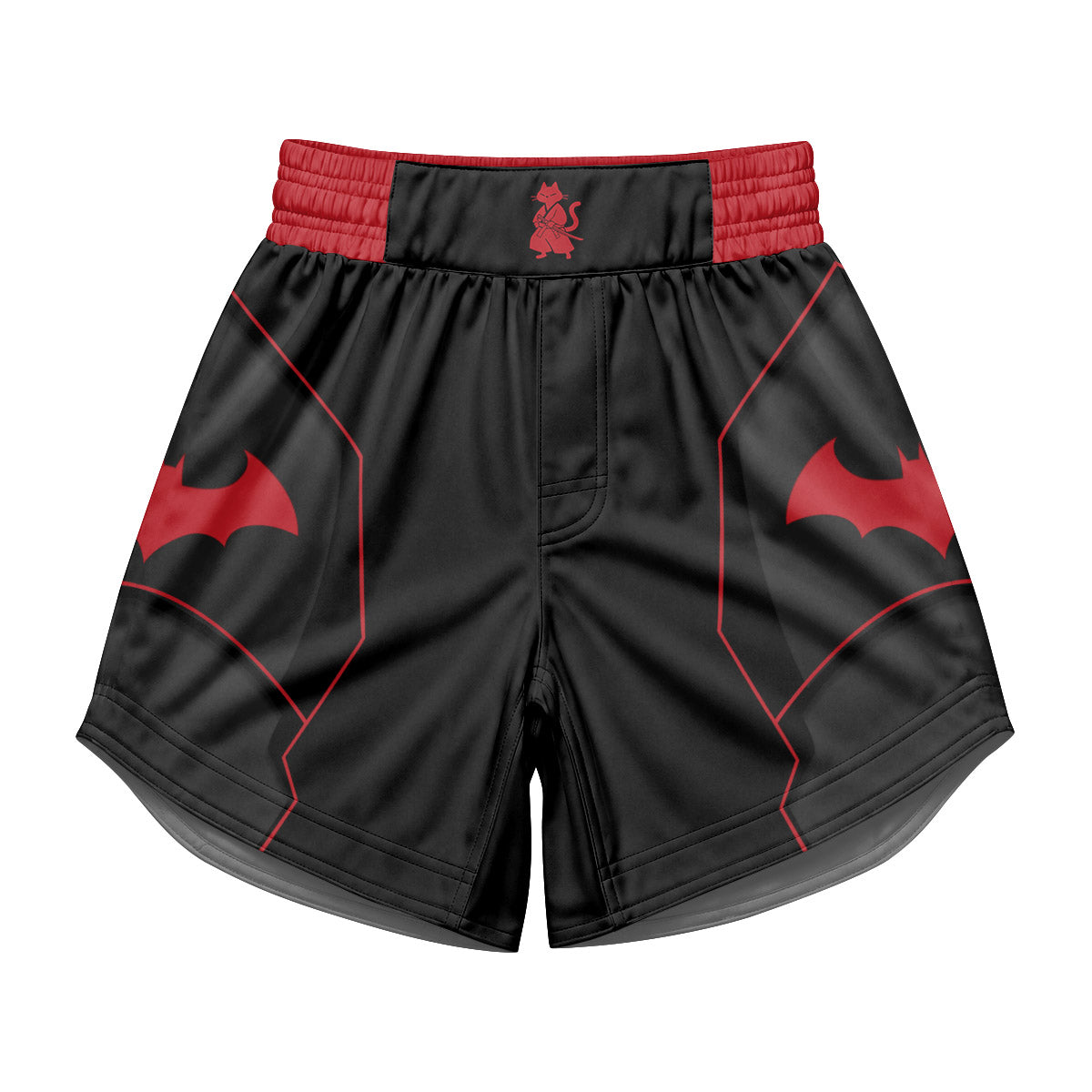 Batman Tactical Black Armor Kids Grappling Shorts