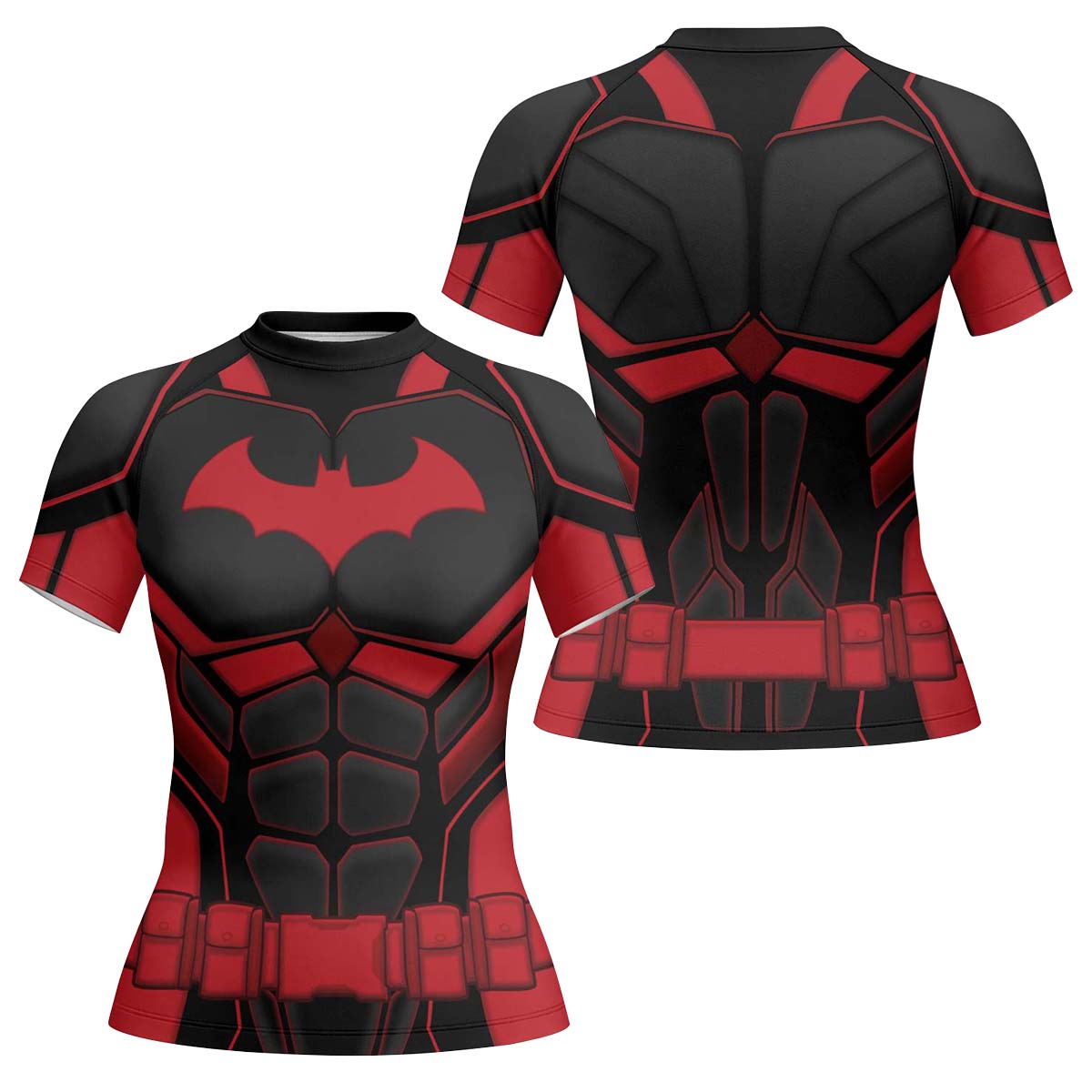 Batman Tactical Black Armor Rash Guard