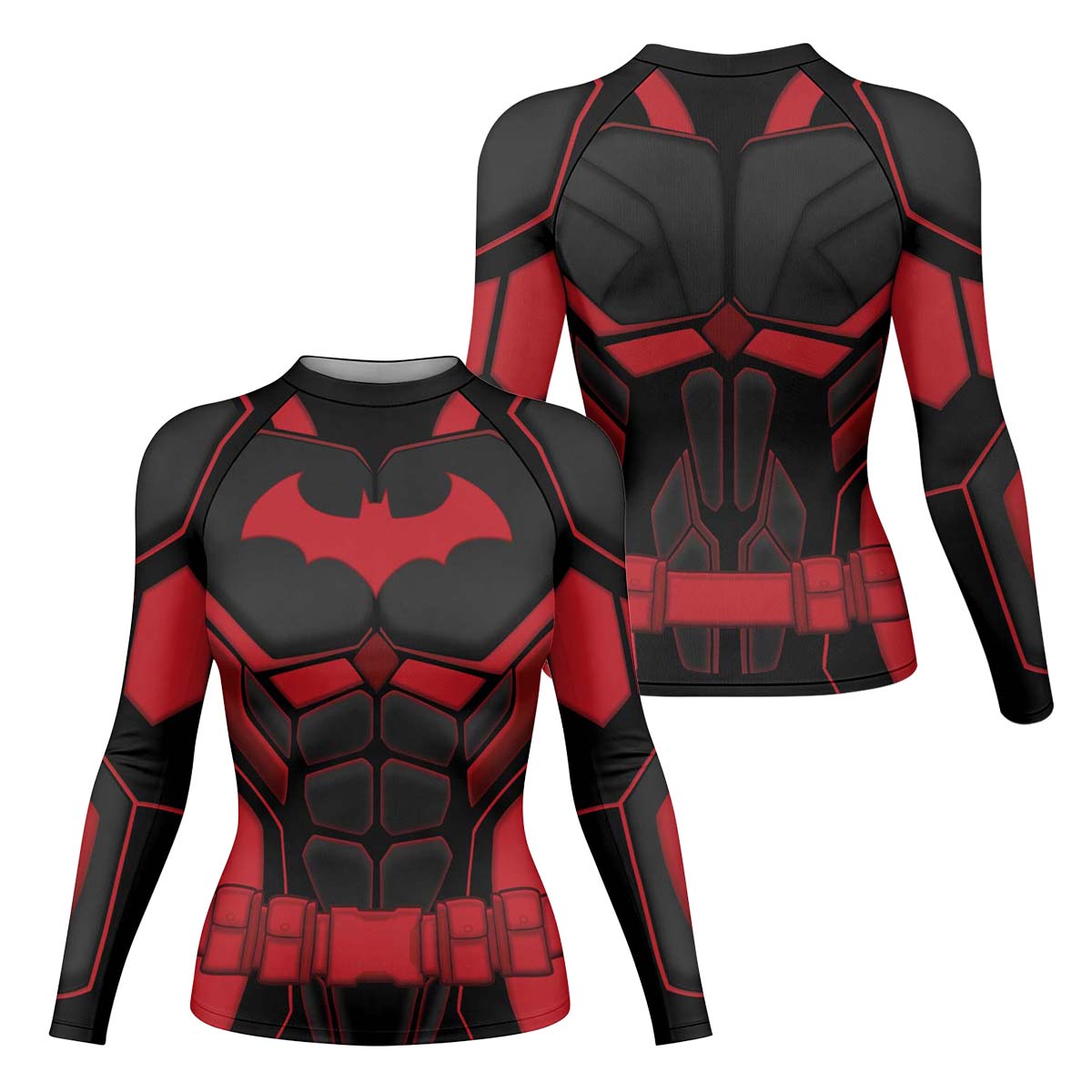Batman Tactical Black Armor Rash Guard