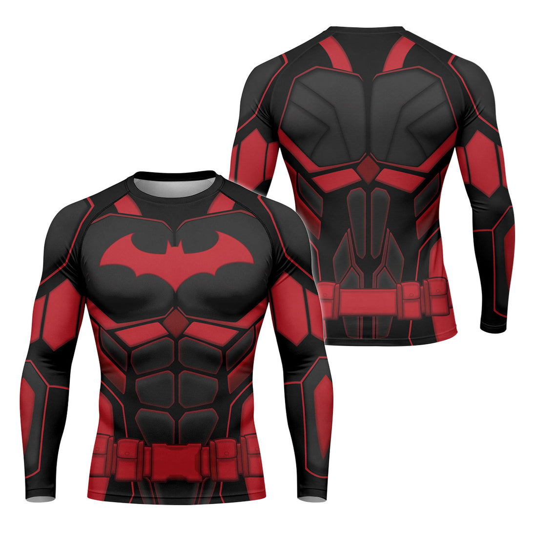 Batman Tactical Black Armor Rash Guard