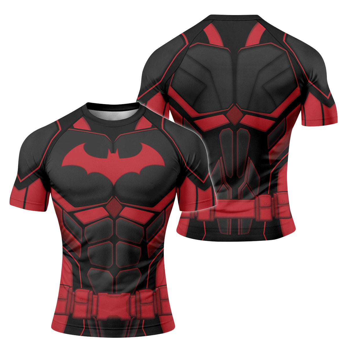 Batman Tactical Black Armor Rash Guard