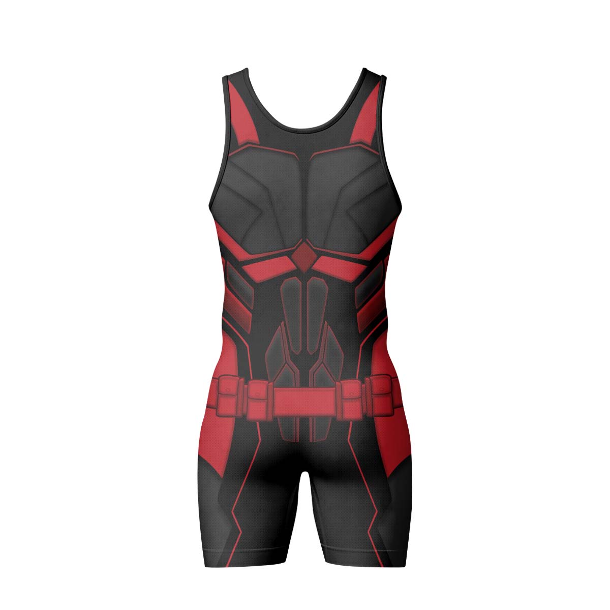 Batman Tactical Black Armor Wrestling Singlet