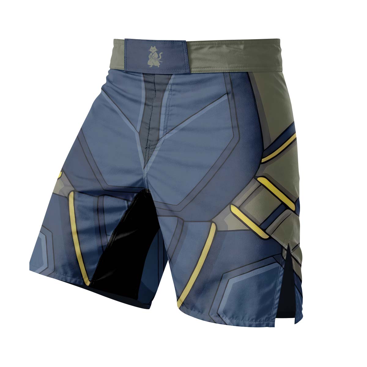 Batman Tactical Blue Armor Fight Shorts