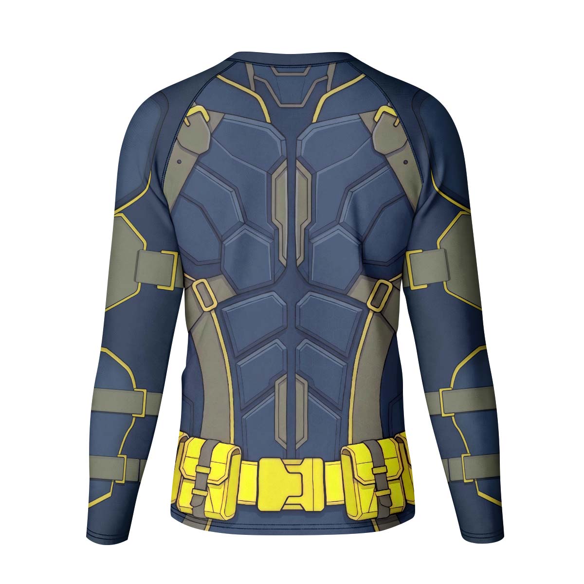 Batman Tactical Blue Armor Kid Rash Guard