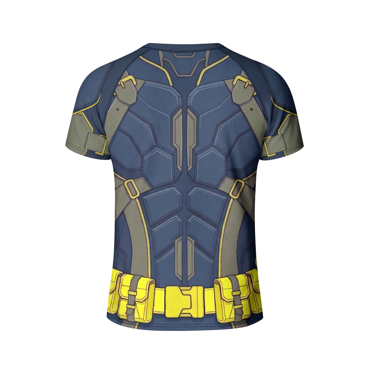 Batman Tactical Blue Armor Kid Rash Guard