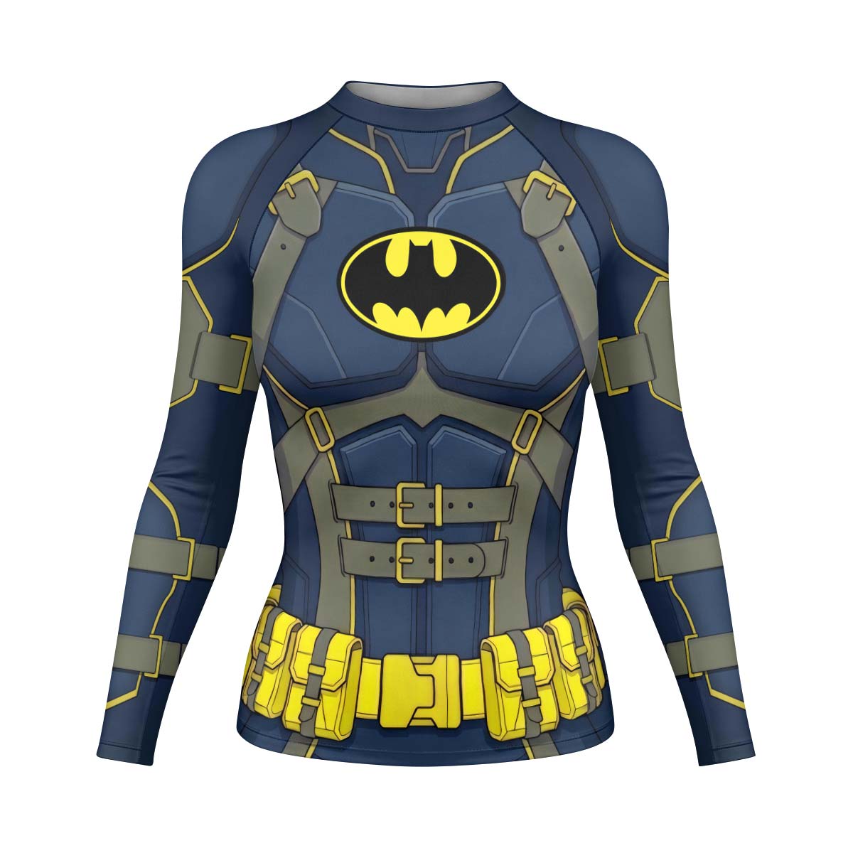 Batman Tactical Blue Armor Rash Guard