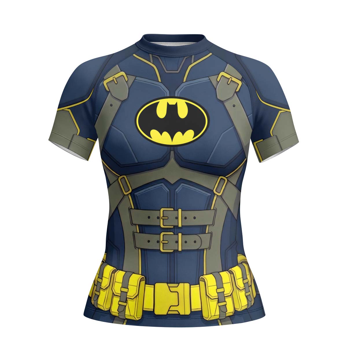 Batman Tactical Blue Armor Rash Guard