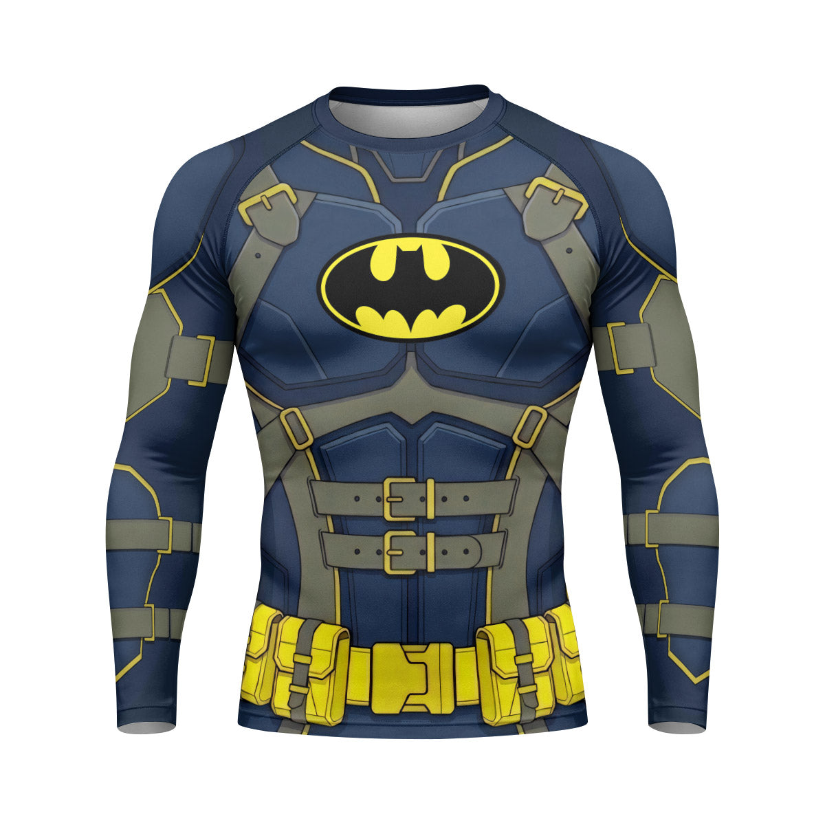 Batman Tactical Blue Armor Rash Guard
