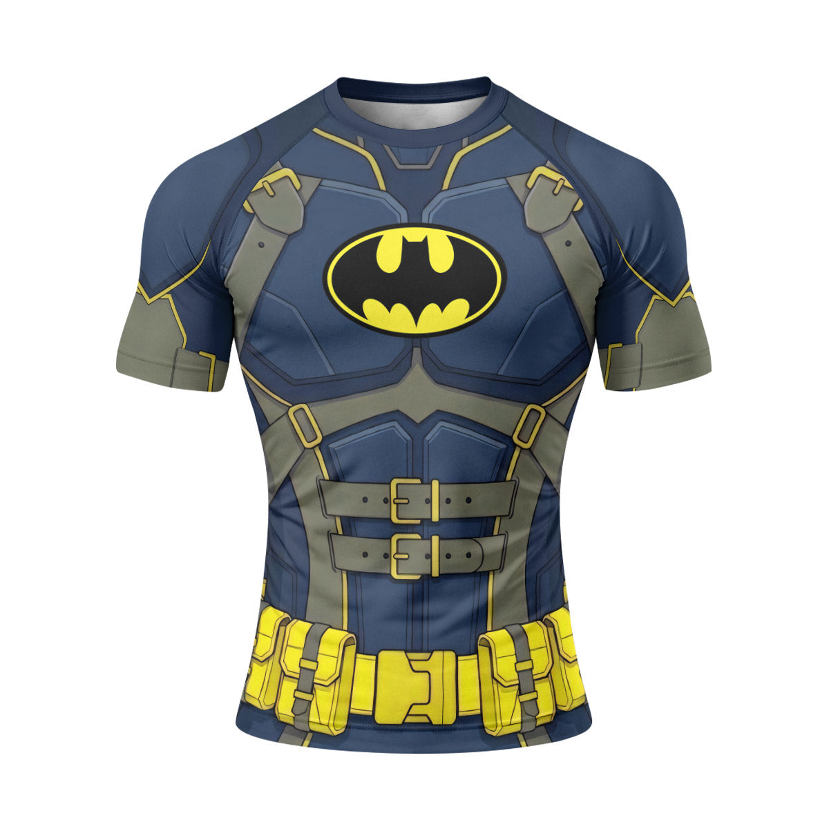 Batman Tactical Blue Armor Rash Guard
