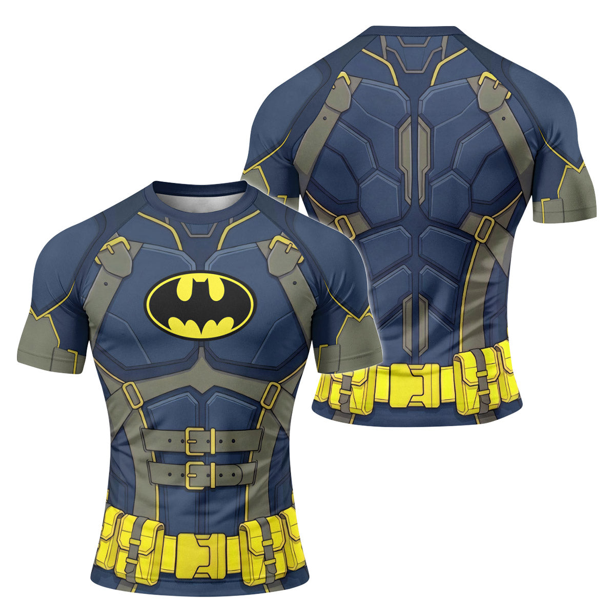 Batman Tactical Blue Armor Rash Guard