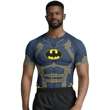 Batman Tactical Blue Armor Rash Guard