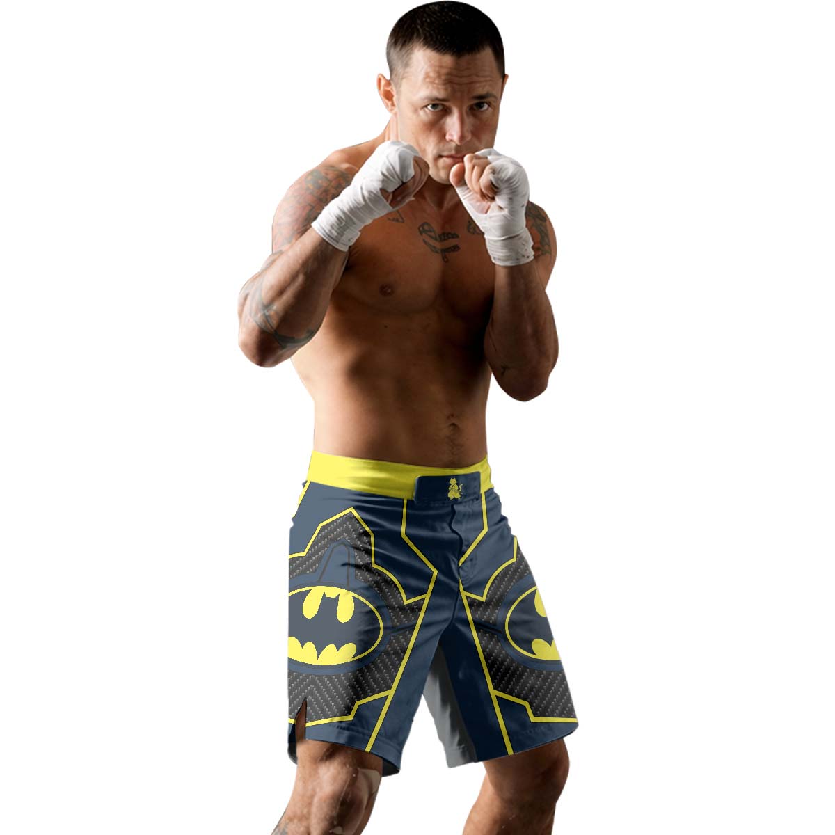 Batman Tactical Blue Net Armor Fight Shorts