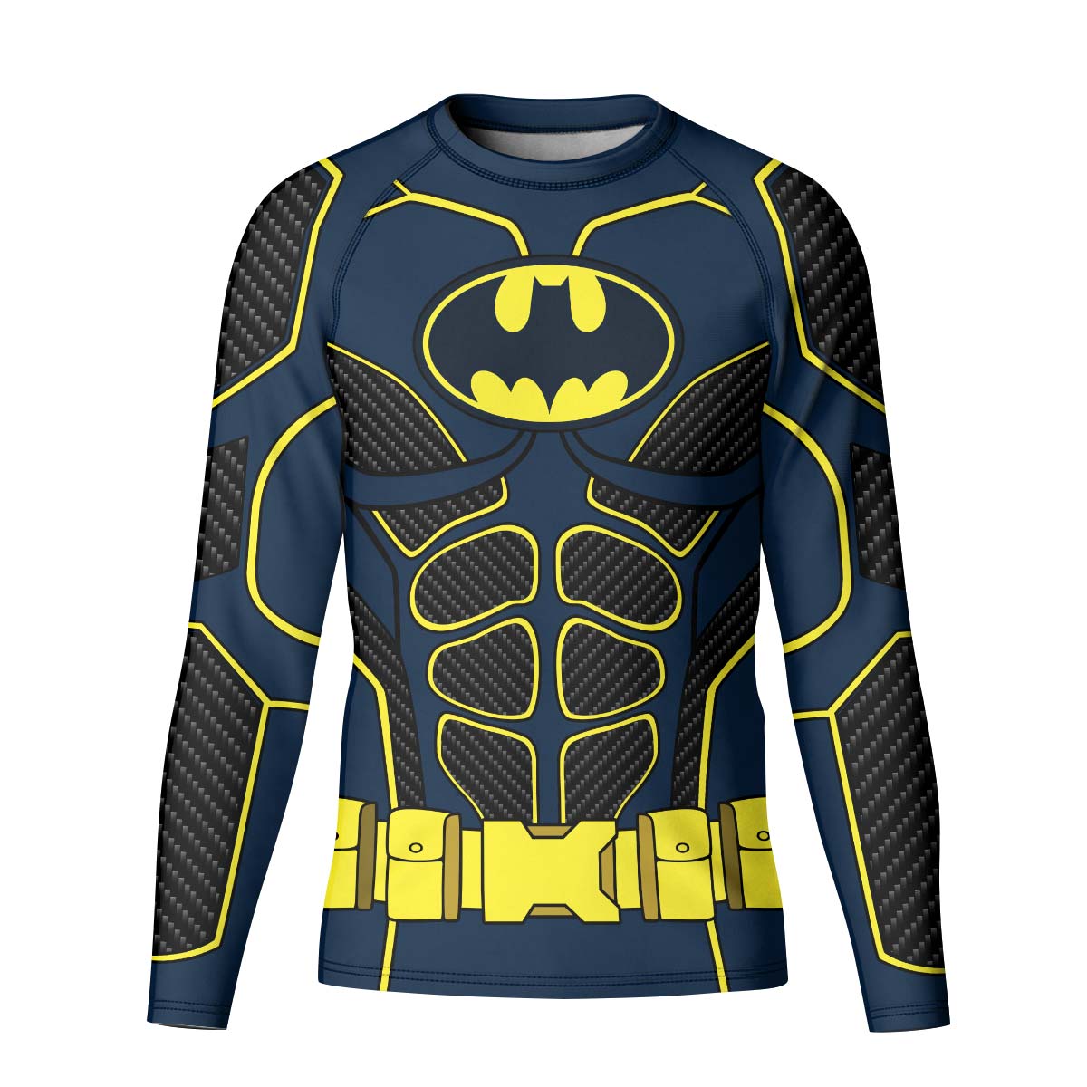 Batman Tactical Blue Net Armor Kid Rash Guard