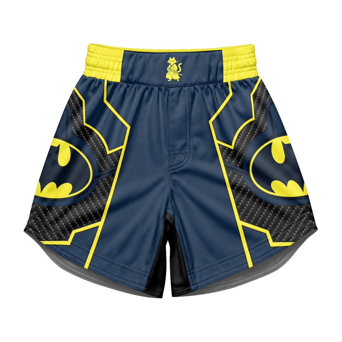Batman Tactical Blue Net Armor Kids Grappling Shorts