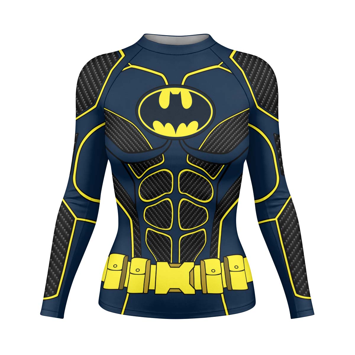 Batman Tactical Blue Net Armor Rash Guard