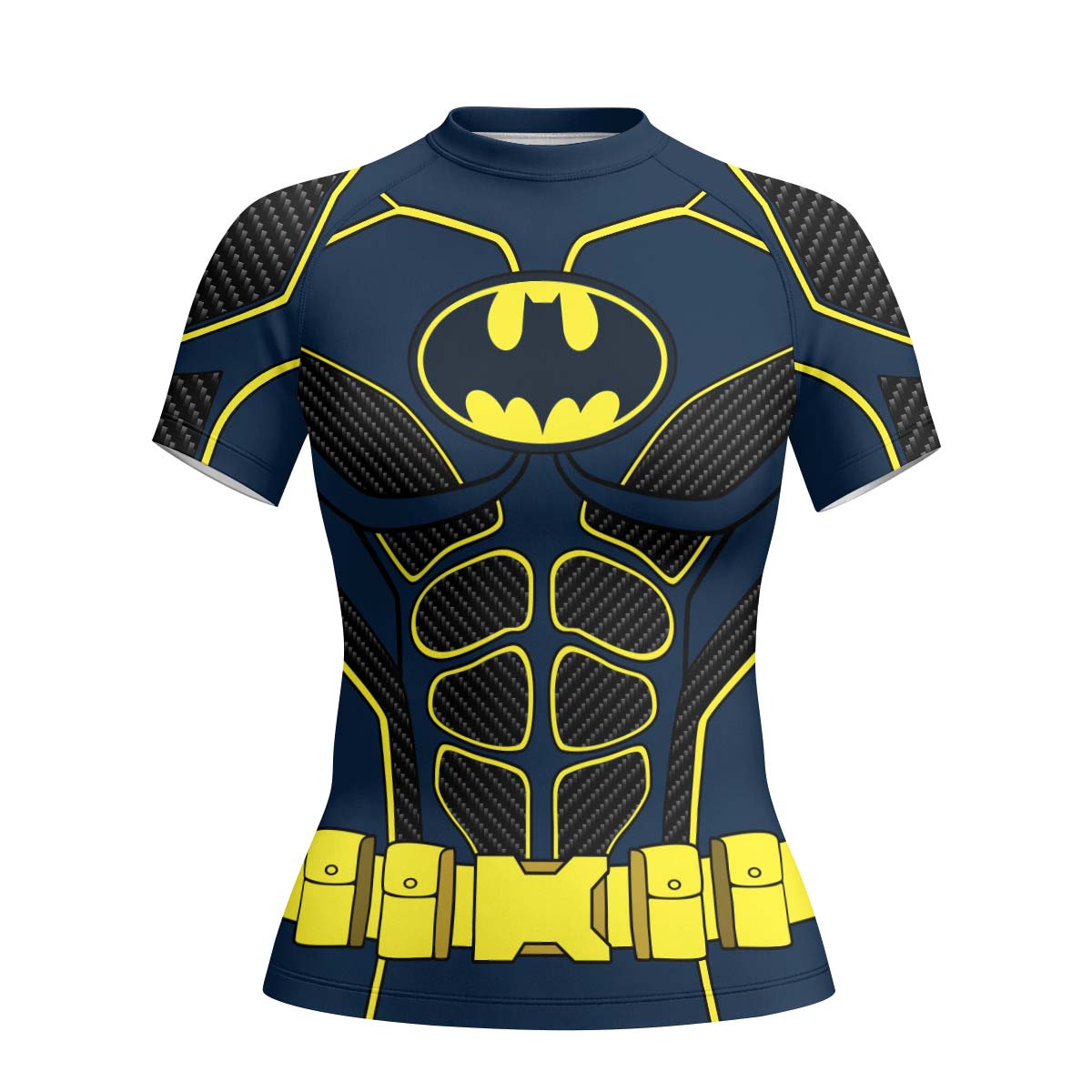 Batman Tactical Blue Net Armor Rash Guard