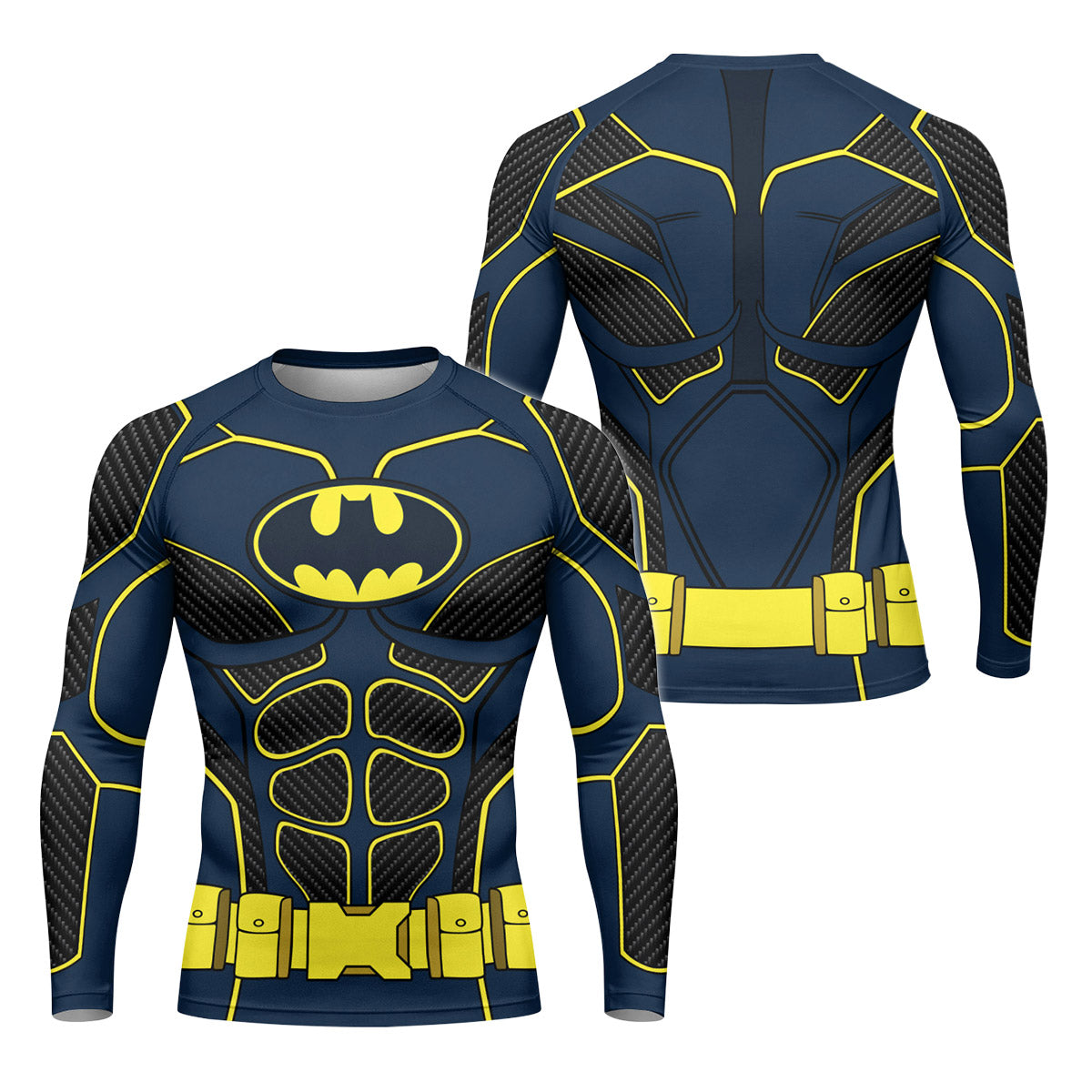 Batman Tactical Blue Net Armor Rash Guard