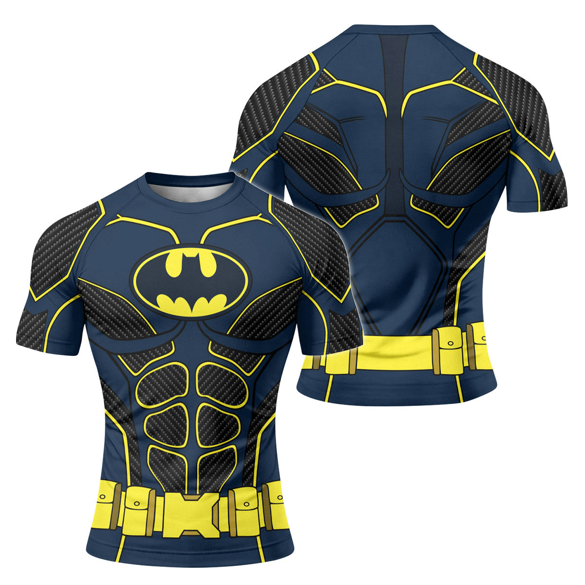 Batman Tactical Blue Net Armor Rash Guard