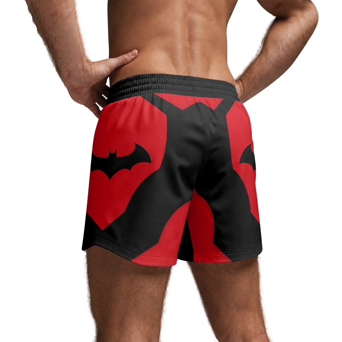 Batman Tactical Red Armor Grappling Shorts
