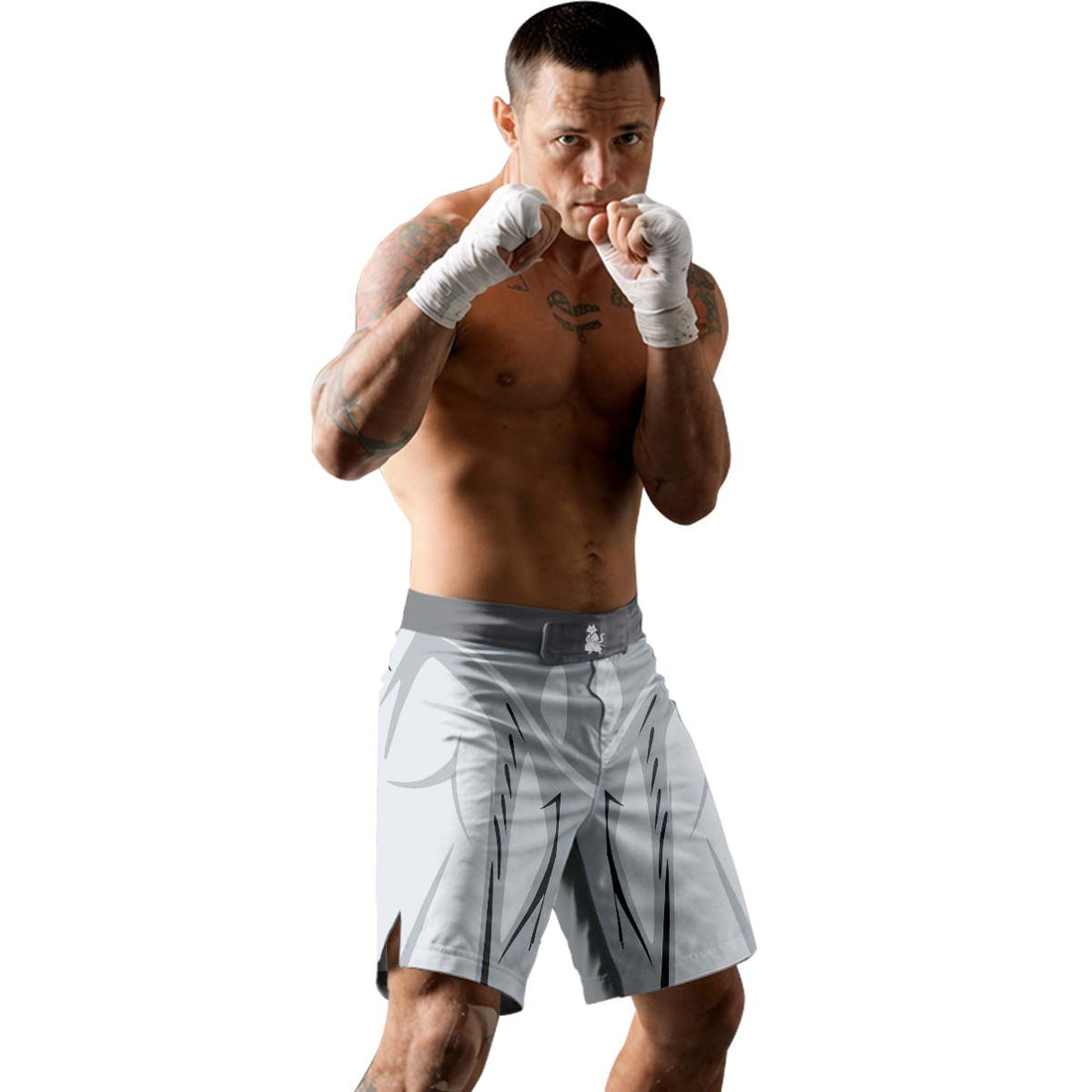 Batman White Fight Shorts