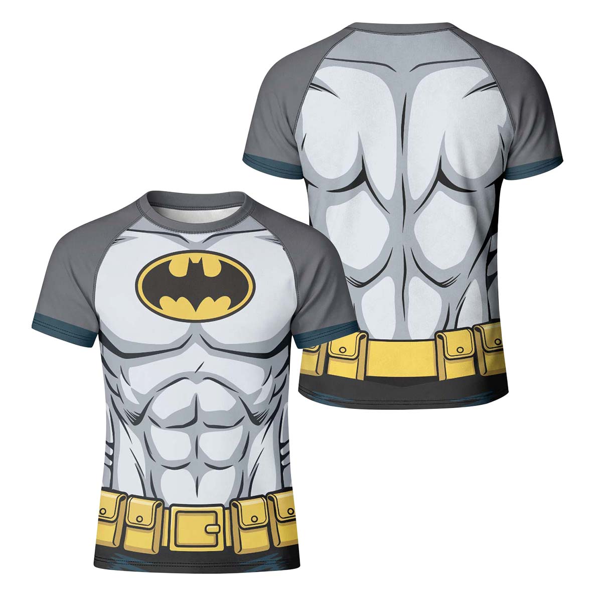 Batman White Kid Rash Guard