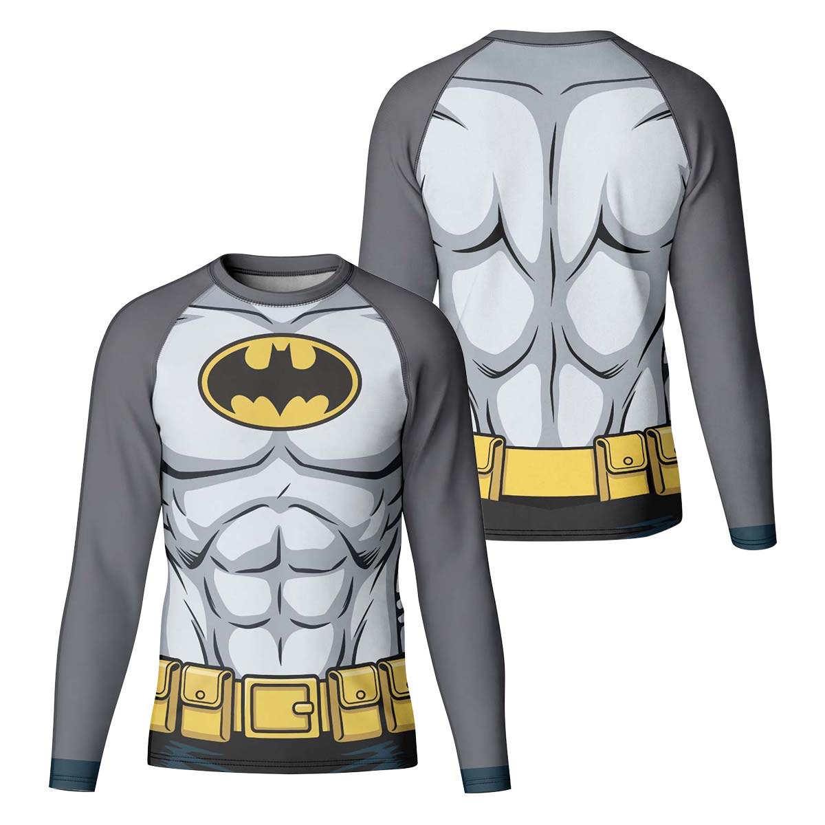 Batman White Kid Rash Guard