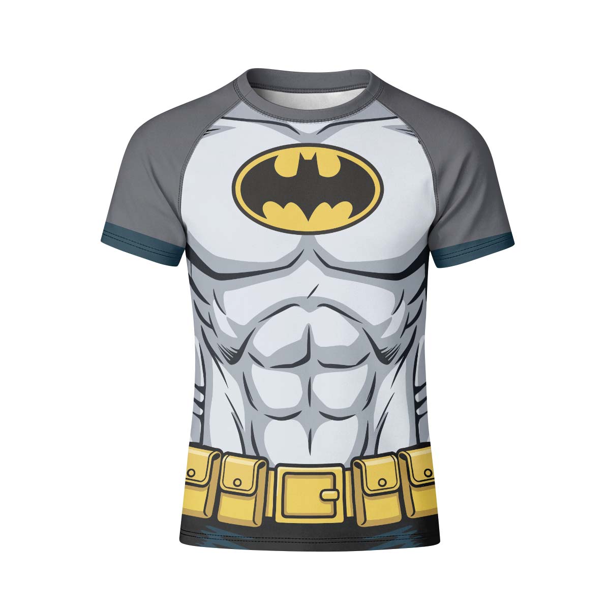 Batman White Kid Rash Guard