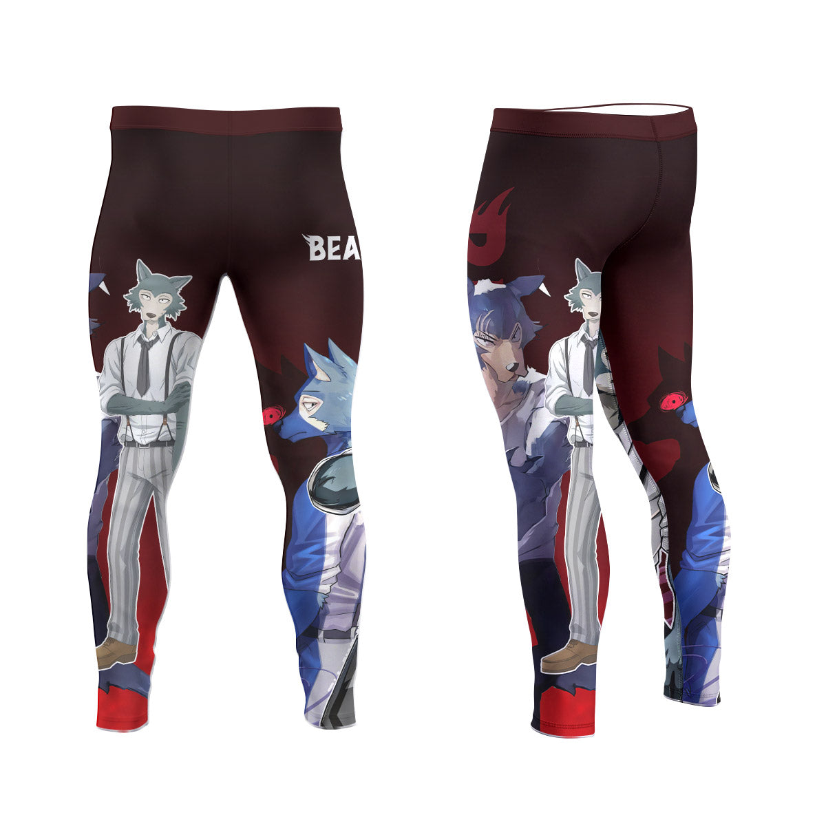  Beastars Men's Compression Leggings