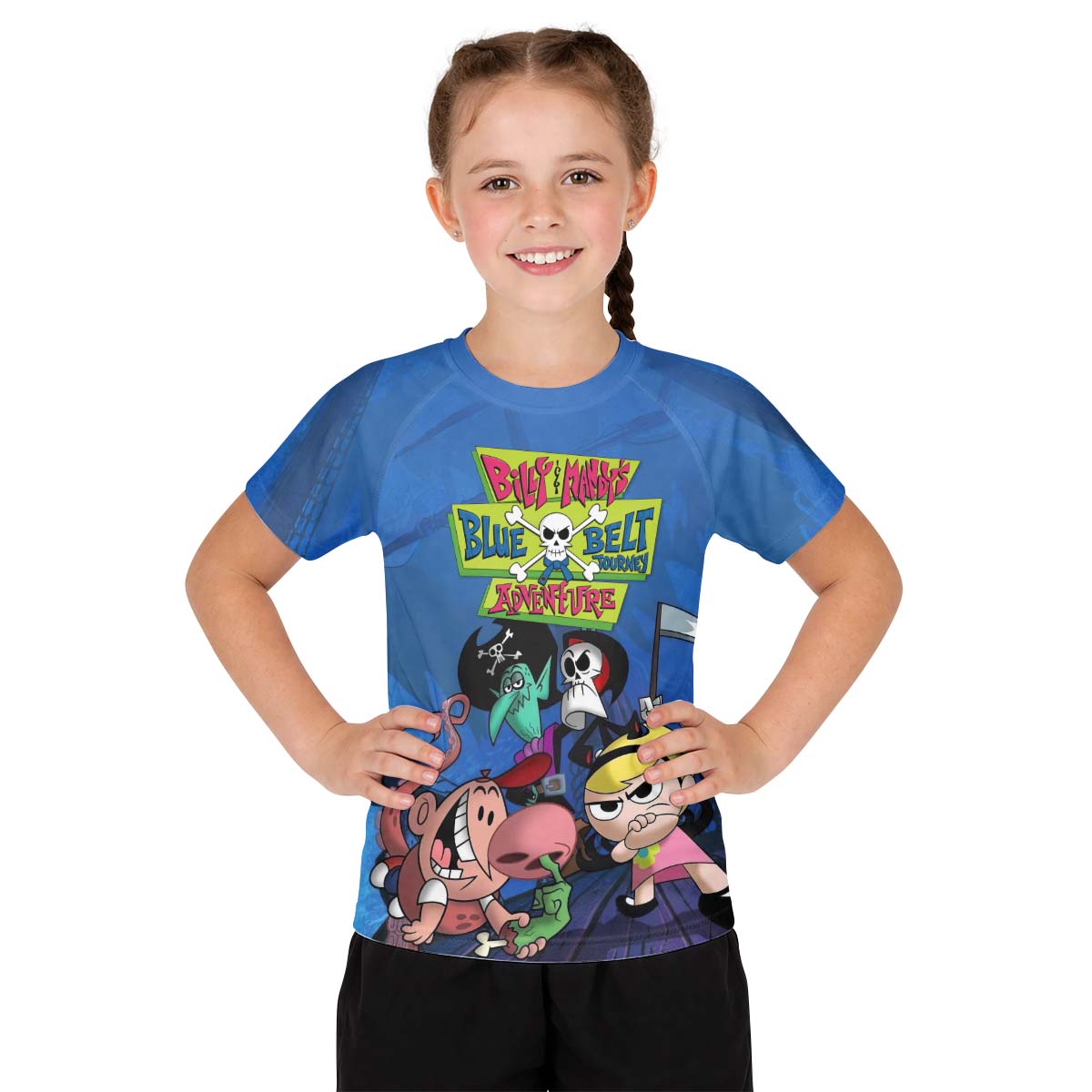 Billy And Mandy Adventure Kid Rash Guard