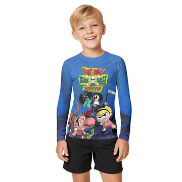 Billy And Mandy Adventure Kid Rash Guard