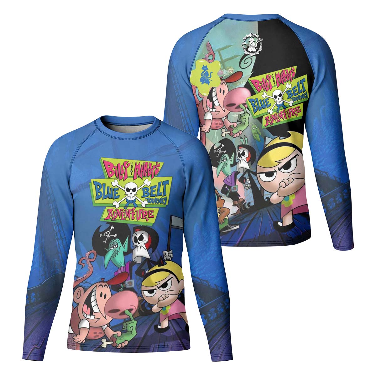 Billy And Mandy Adventure Kid Rash Guard