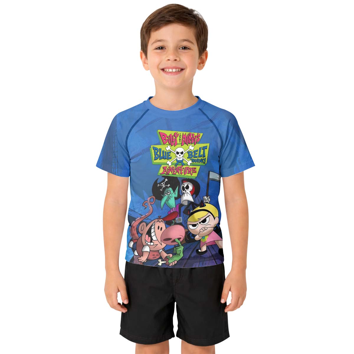 Billy And Mandy Adventure Kid Rash Guard
