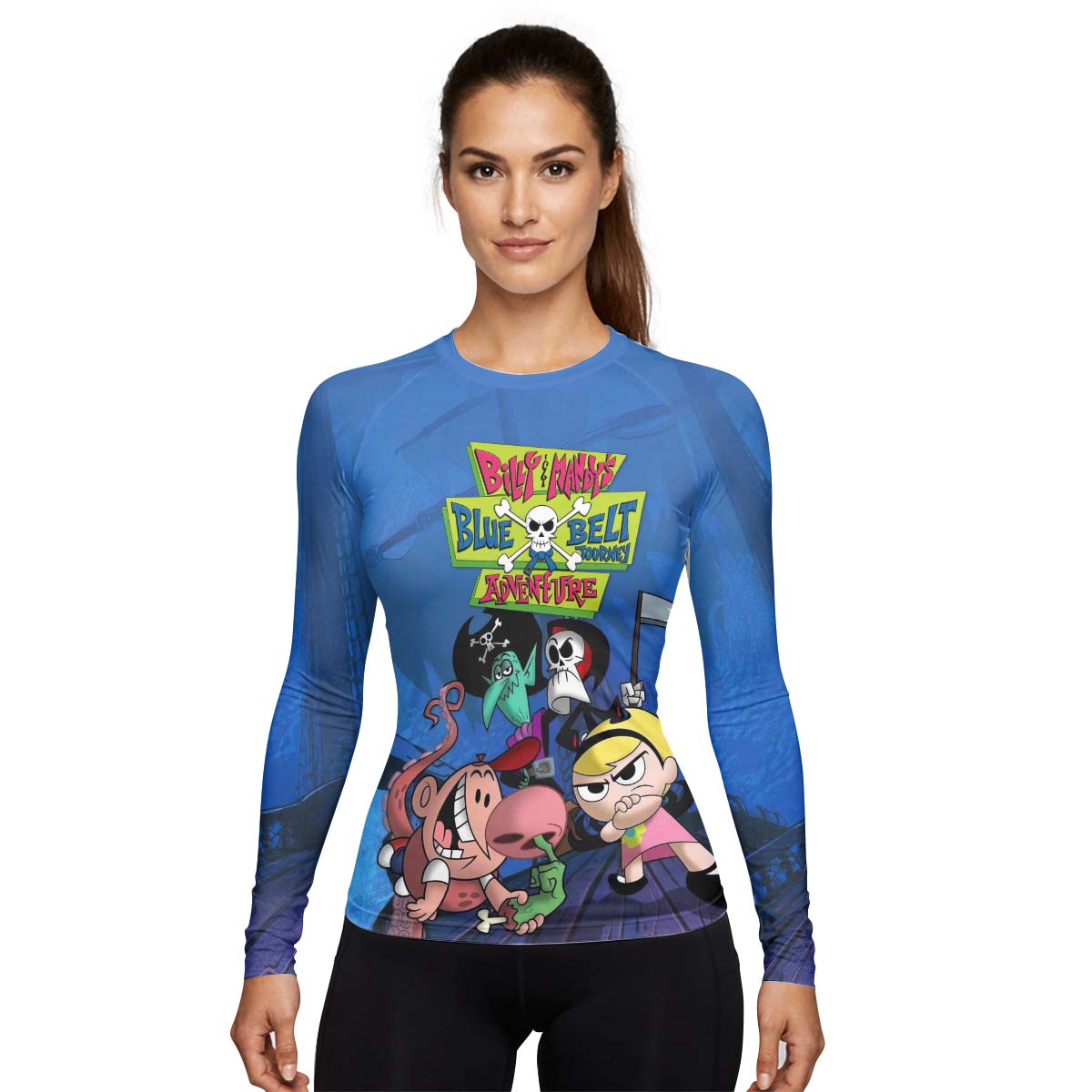 Billy And Mandy Adventure Rash Guard