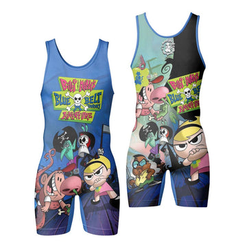 Billy And Mandy Adventure Wrestling Singlet