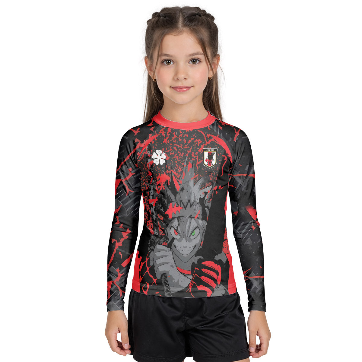  Black Clover Asta Kid Rash Guard