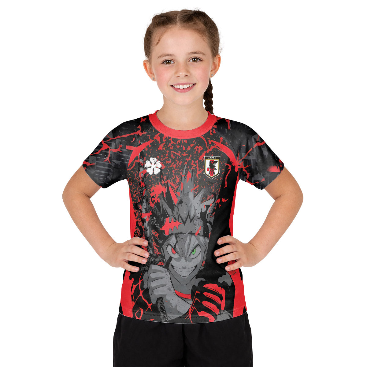  Black Clover Asta Kid Rash Guard
