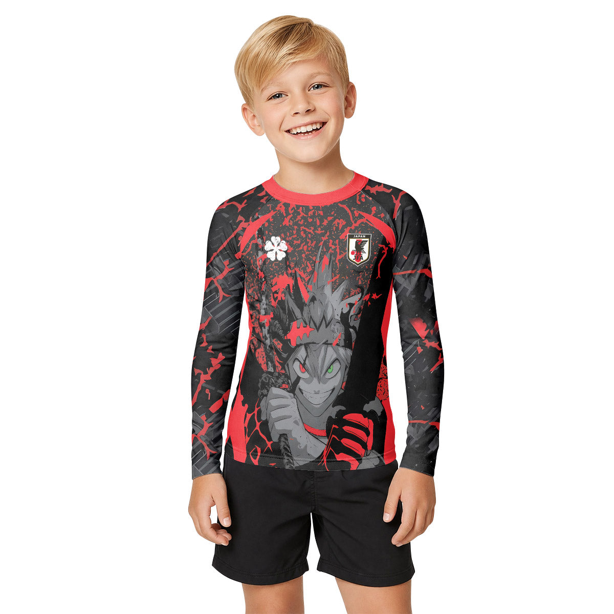  Black Clover Asta Kid Rash Guard