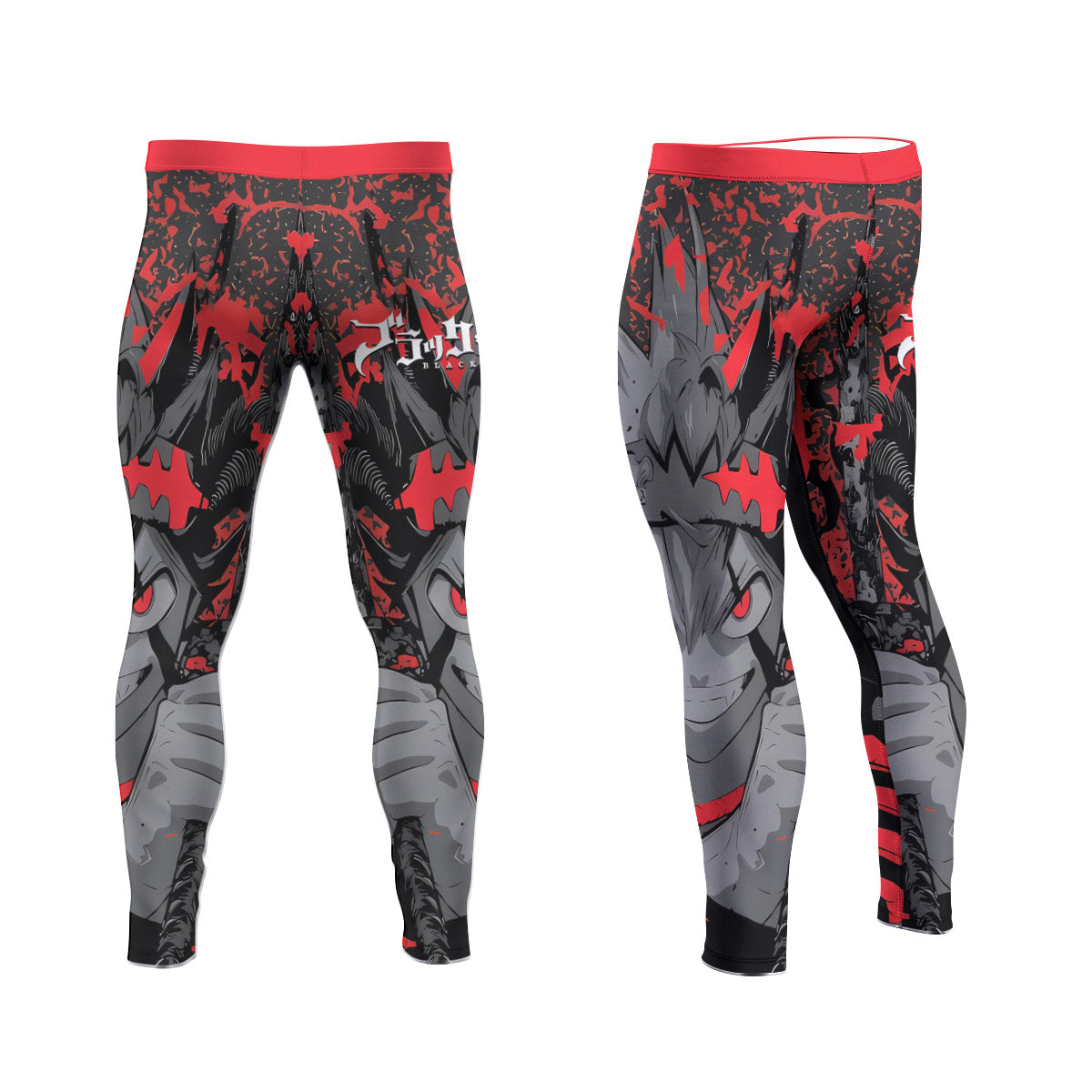  Black Clover Asta Men's Compression Leggings