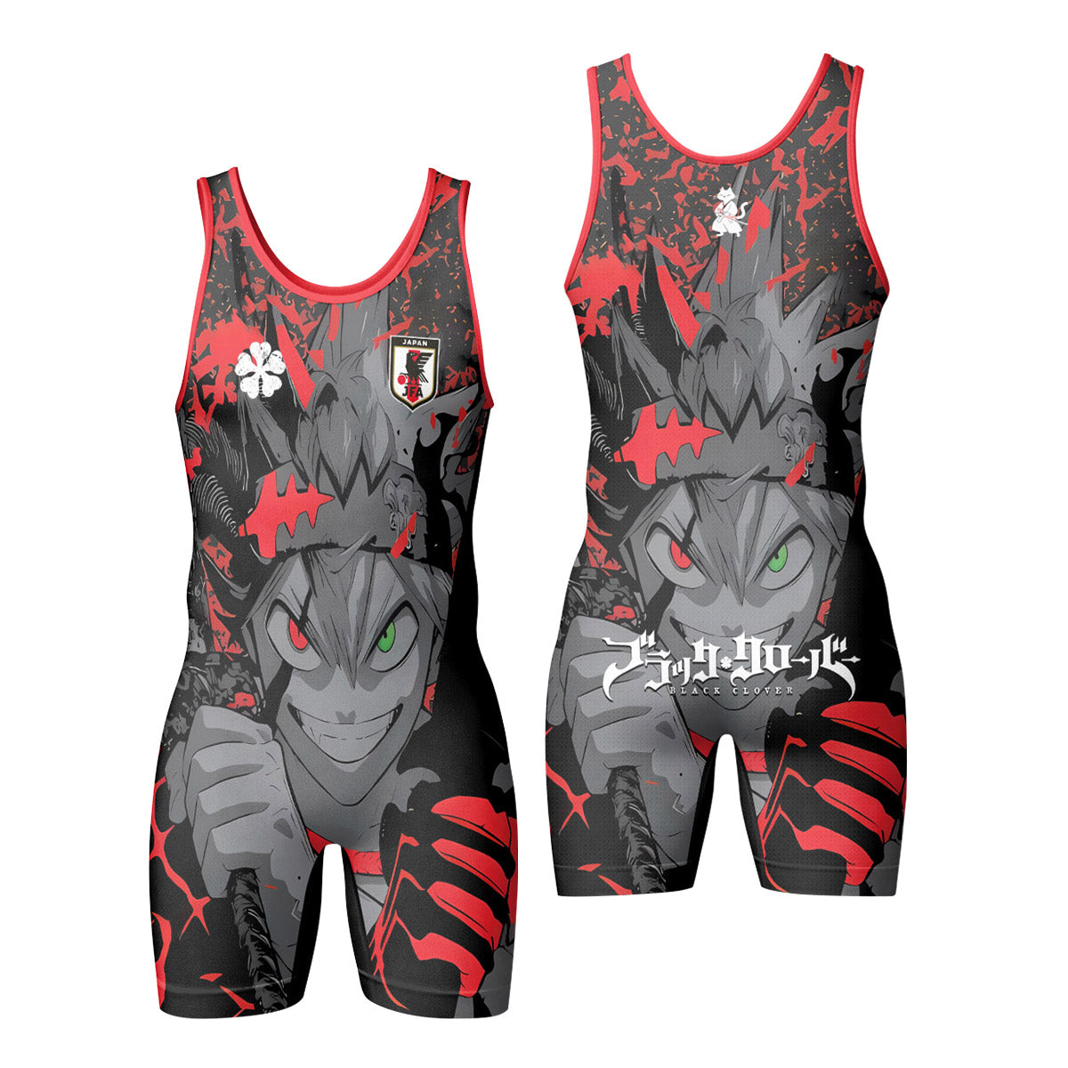  Black Clover Asta Wrestling Singlet