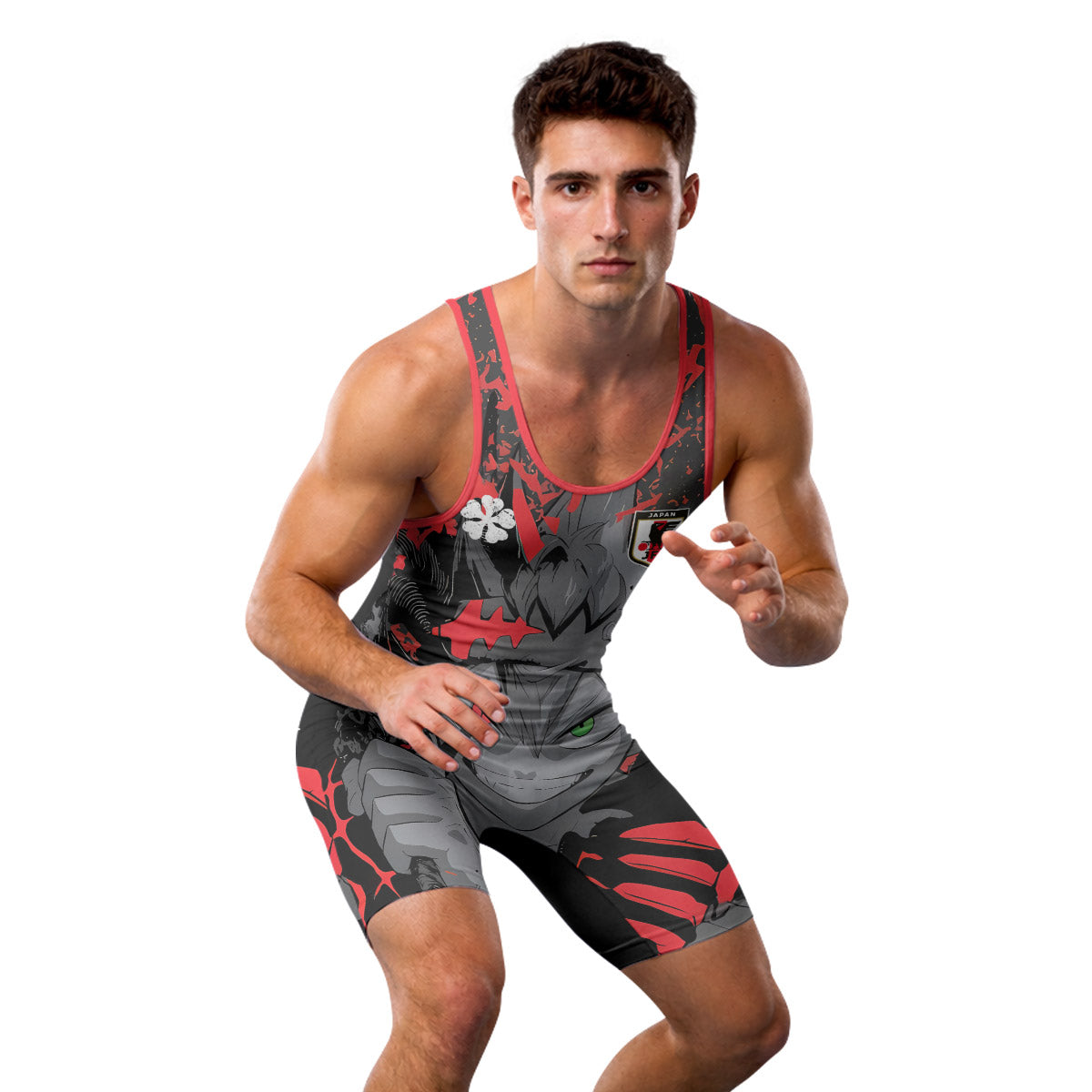  Black Clover Asta Wrestling Singlet