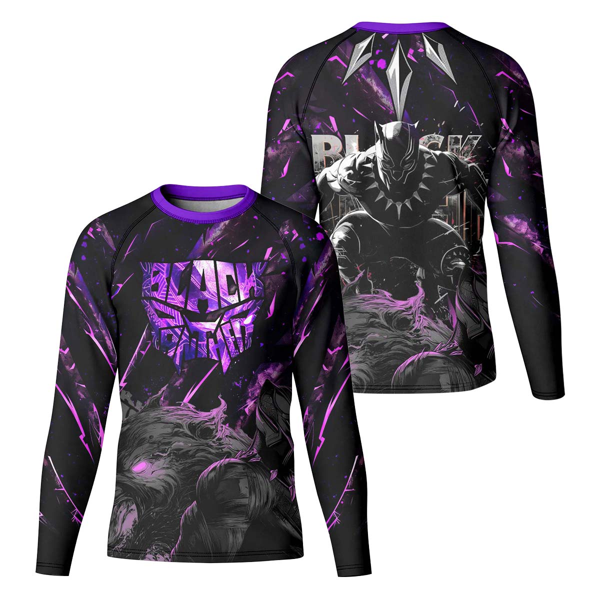 Black Panther Kids Rash Guard