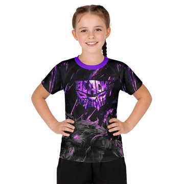  Black Panther Kids Rash Guard