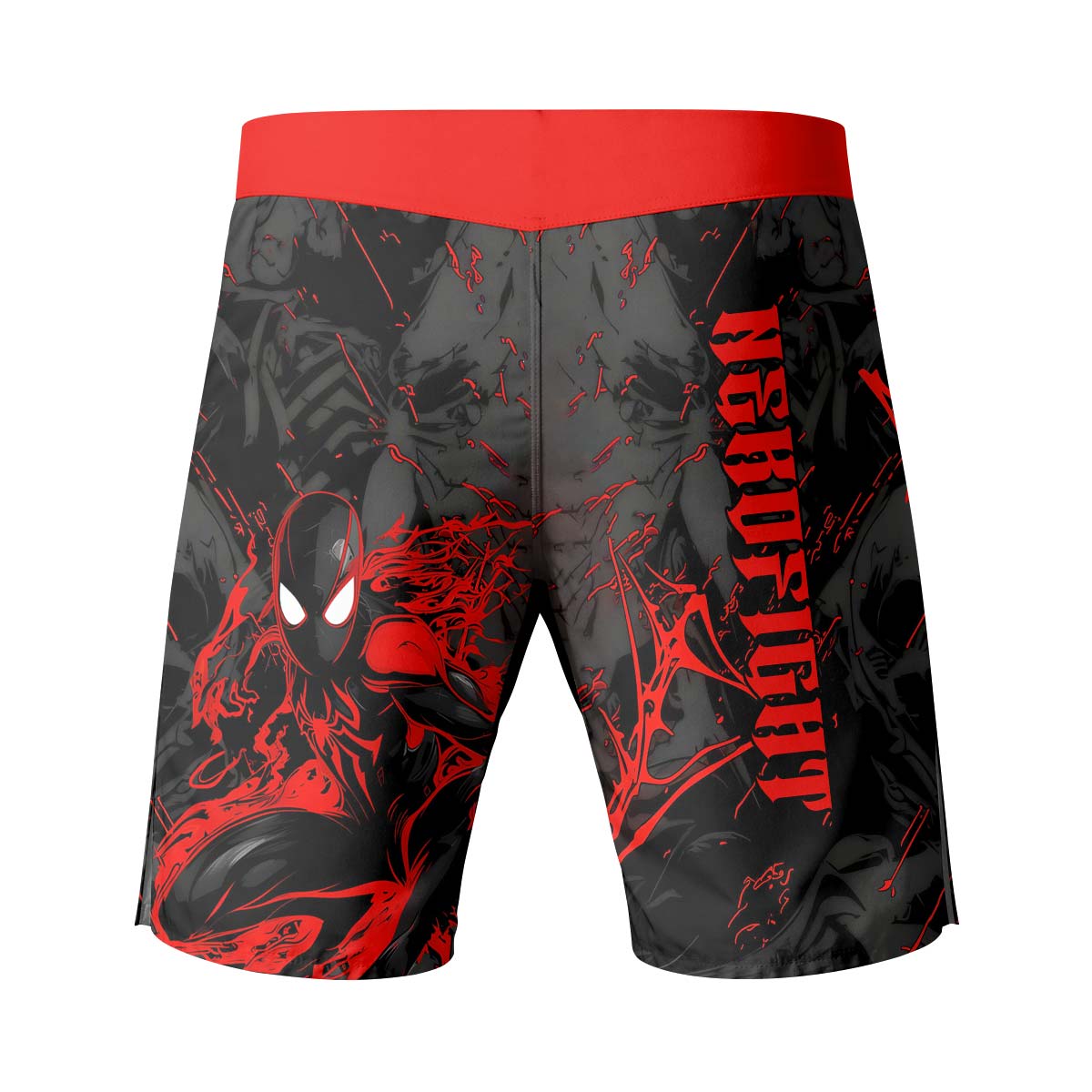  Black Spider Man Miles Morales Fight Shorts