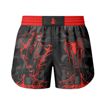  Black Spider Man Miles Morales Grappling Shorts