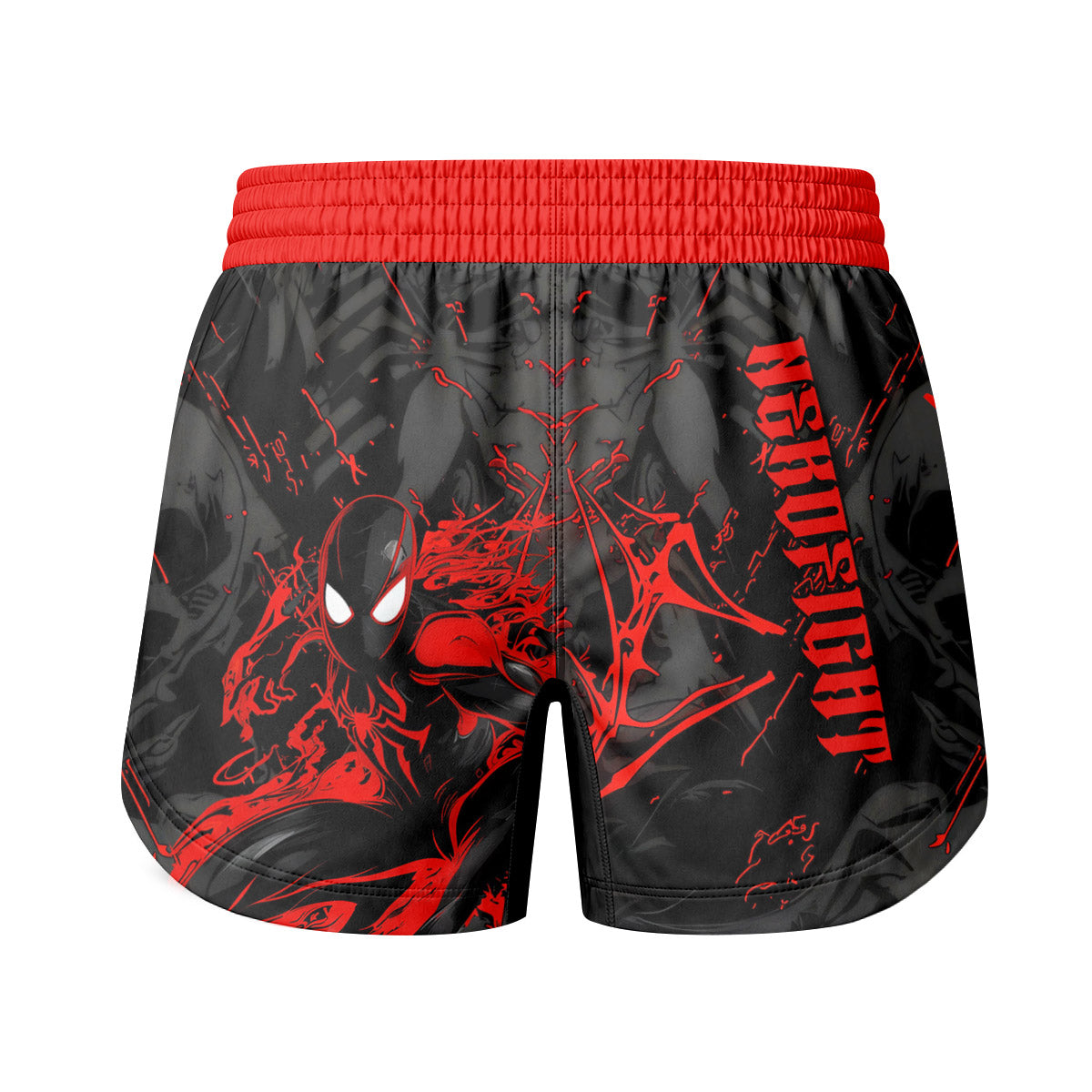  Black Spider Man Miles Morales Grappling Shorts