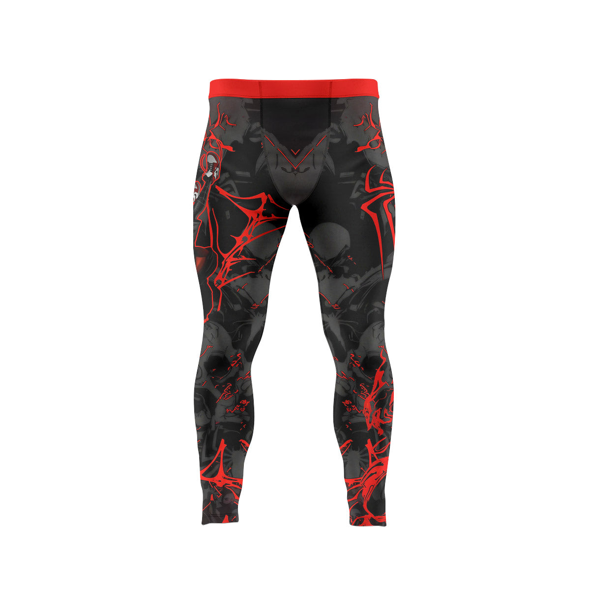  Black Spider Man Miles Morales Men's Compression Leggings