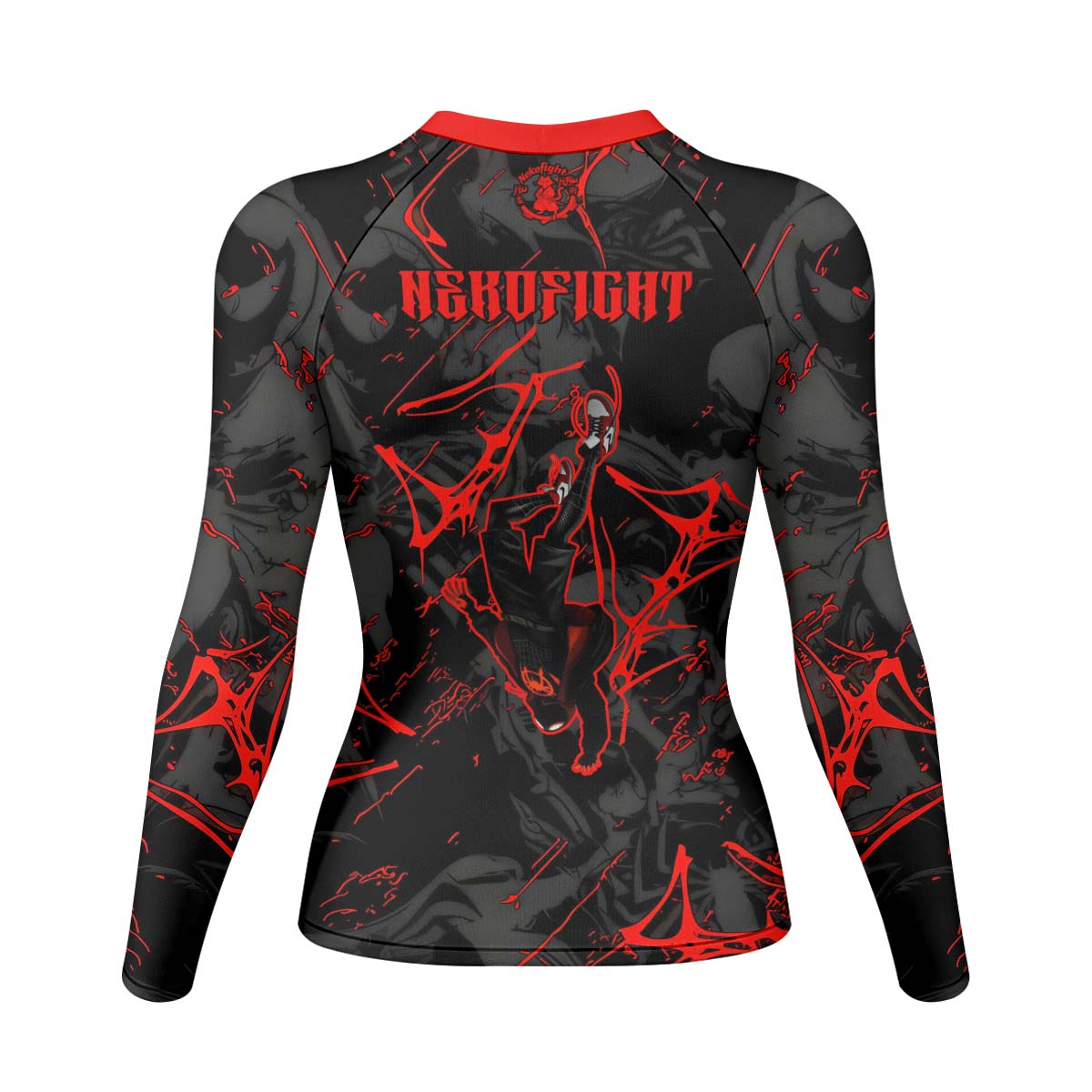  Black Spider Man Miles Morales Rash Guard