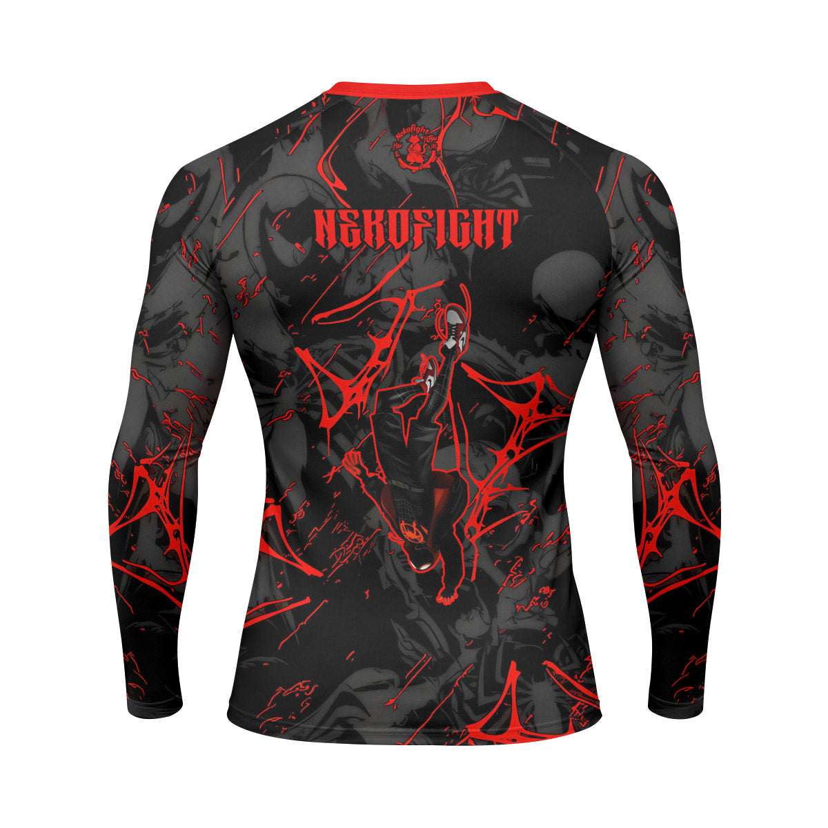  Black Spider Man Miles Morales Rash Guard